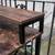rustic brown and black  computer desk 6 thumbnail