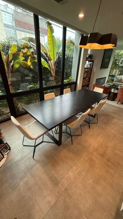 West Elm Slope Dining Chairs - Set of 6 1