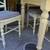 Farmhouse style dining table with 6 chairs 3 thumbnail