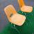 Mid Century Krueger Fiberglass Stacking Chairs $15 each must take all 5 thumbnail