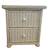 Pair, wicker, end tables, vintage all wood, wicker exterior 11 thumbnail