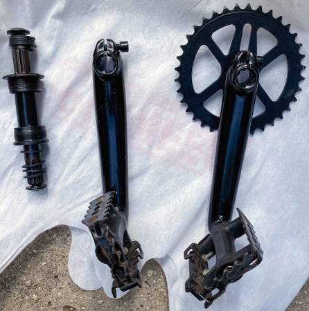 Origin 8 Fork, Crank, HS, Stem, BB 1