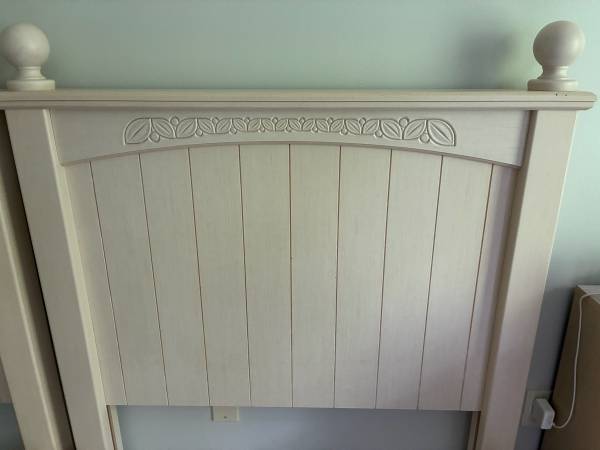 2 twin bed frames with headboard and footboard 1