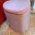 Impressions Vanity Hello Kitty Pink Heart Storage Ottoman Stool 3 thumbnail