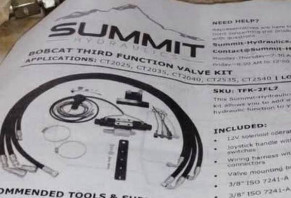 Summit Hydraulic Third Function Kit 1