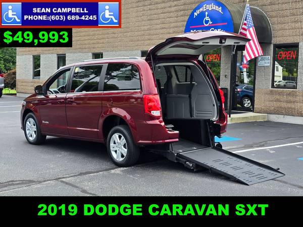 ♿♿ 2019 DODGE CARAVAN SXT | REAR ENTRY HANDICAP VAN ♿♿ 1