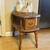 Vintage solid oak side table 2 thumbnail