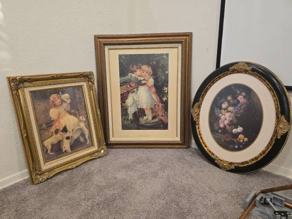 3 large picture frames 1