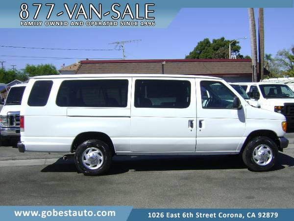 07 Ford E350 EXTENDED 15-Passenger Cargo Van RV Camper Bus Ex-City 1-Ton 1