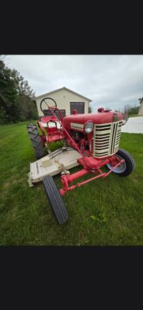 1957 International Cub Tractor w/mower 1