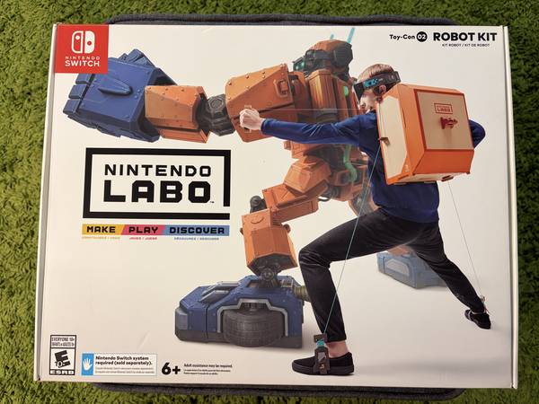 Nintendo Switch Labo Bundle - Robot Kit + Vehicle Kit (Both Games) 1