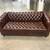 Hancock&moore tufted leather chesterfield sofa 1 thumbnail