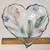 MIKASA HEART SHAPED CANDY DISH WITH COLOR TULIP'S 1 thumbnail