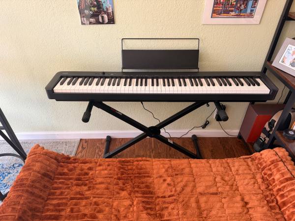 Casio CDP-S100 Digital Piano with stand and music rest 1