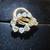 14k Solid Gold Natural Diamond Heart Ring 8 thumbnail