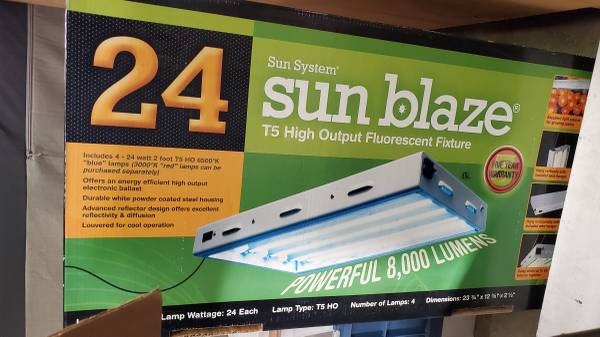 Sun Blaze T5 Output Fluorescent fixture 1