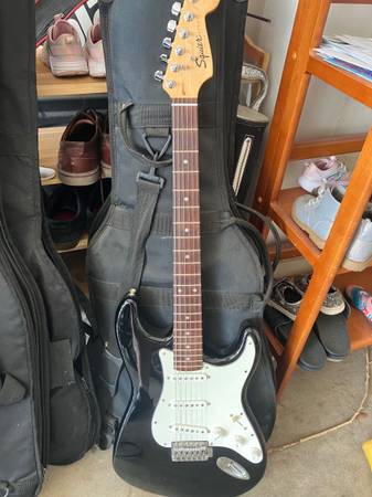 Fender Squire Stratocaster with upgrades 1