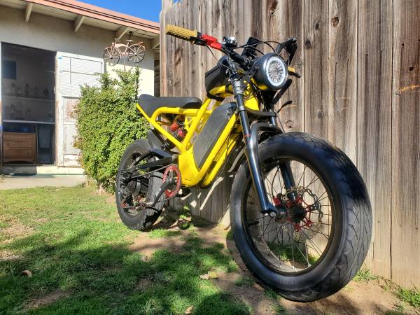 Bicicleta eléctrica de alta velocidad de 1500 W / 2000 W pico, suspensión completa 40 mph - - $1500 (San Gabriel)63470651024259120