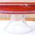 Vintage ruby-flashed and clear pressed glass pedestal cake stand 1 thumbnail