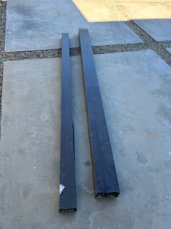 2-lengths custom downspout powdercoated brown/bronze 1