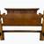 Vintage American Drew Brown Oak 4-Piece Bedroom Set 23 thumbnail