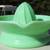 McKee Jadeite Jadite Skokie Green Orange Juicer Reamer Loop Handle McK 2 thumbnail