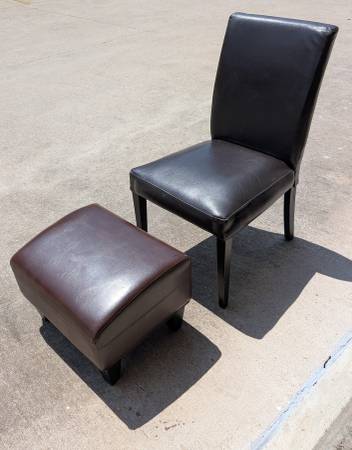 Ikea Henriksdal Chair With Footstool Ottoman 1