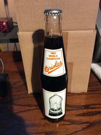 1983 Orioles World Championship Coke bottle 1