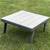 Slate Wood Top Metal Frame Grey Outdoor Low Coffee Table 3 thumbnail