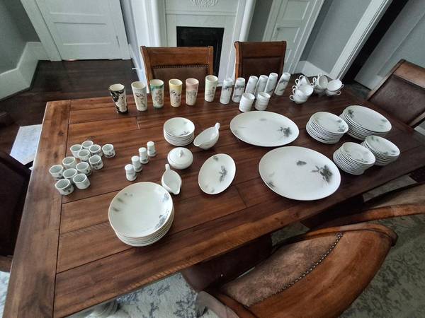 Fukagawa Hand Painted Porcelain Dishes 1
