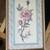 Vintage Look Glass Frame Matted Watercolor Print Picture of Rose 7 thumbnail