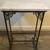 Wrought iron table with removable marble top 1 thumbnail
