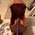 Vintage Solid Cherry Cradle / Rocker 2 thumbnail