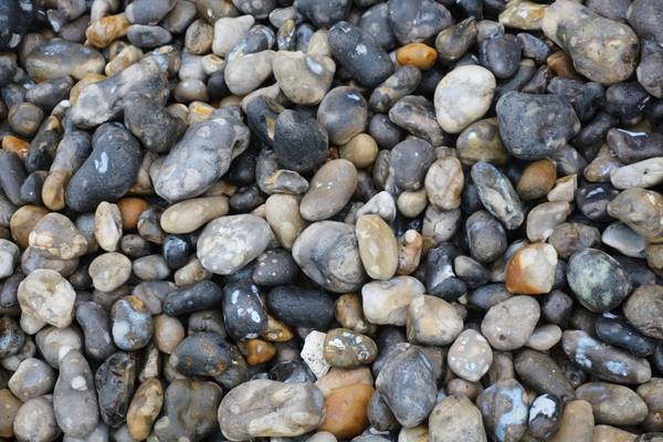 Smooth Rounded River Rock for Dry Creek Beds & Borders 1