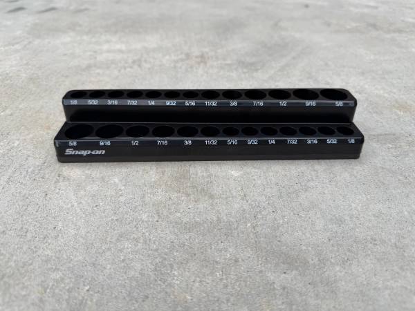 Snap On Tools SAE Socket Tray Magnetic Organizer 1/4” Drive Snap-On  Also have 1