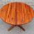 REFINISHED SOLID TEAK Mid Century Round Teak Dining Table 2 Leafs 8 thumbnail
