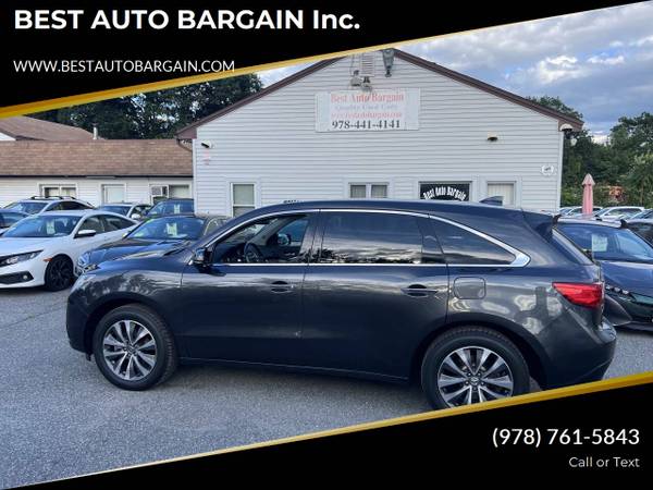 2016 ACURA MDX SH AWD ONE OWNER WITH TECHNOLOGY PACKAGE ,FULLY LOADED 1