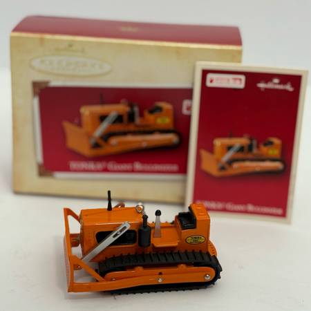 2004 Hallmark Keepsake Christmas Ornament Die-Cast Tonka Giant Bulldozer Truck 1