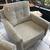 Gray and White Leopard Print Chair 3 thumbnail