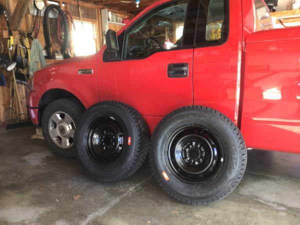 Winter Tires w/Steel Rims  255/65R17 1