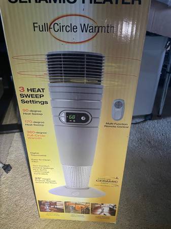 Ceramic Heater W/Remote 1
