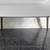 Structube Mid-Century Modern Dining Table – White & Wood 1 thumbnail
