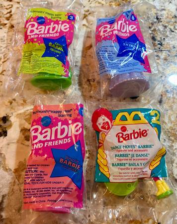 Vintage Barbie McDonald's Happy Meal Toys 1