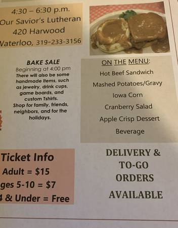Fall Dinner Fundraiser 1