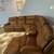 Brown Sectional Sofa with Recliner Seats & Cup Holders – Moving Sale 2 thumbnail