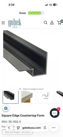 Concrete Countertop forms 1