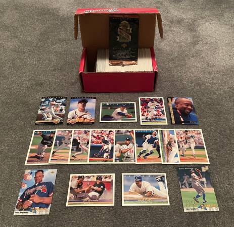 1993 Upper Deck Baseball Series 1 Partial Card Set 1