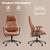 New ovios Ergonomic Home Office Chair, Mid-Century Modern Faux Leather Chairs wi 9 thumbnail