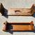TWO PRIMITIVE HAND-CRAFTED BENCHES 2 thumbnail