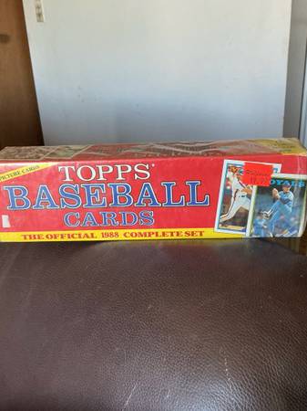 1988 Topps.    complete set baseball cards 1